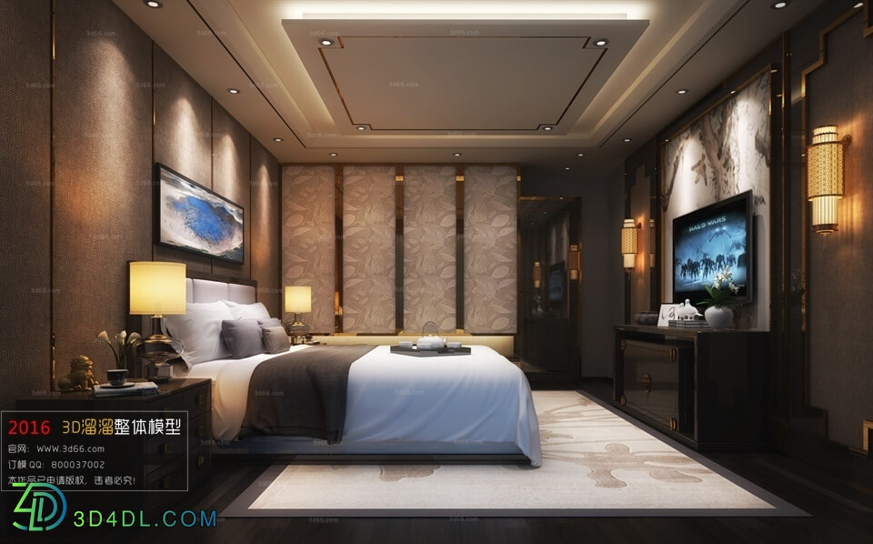 3D66 2016 Fusion Style Bedroom 1131 J015