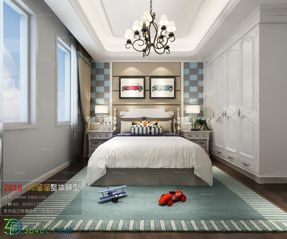 3D66 2016 Fusion Style Bedroom 1132 J016