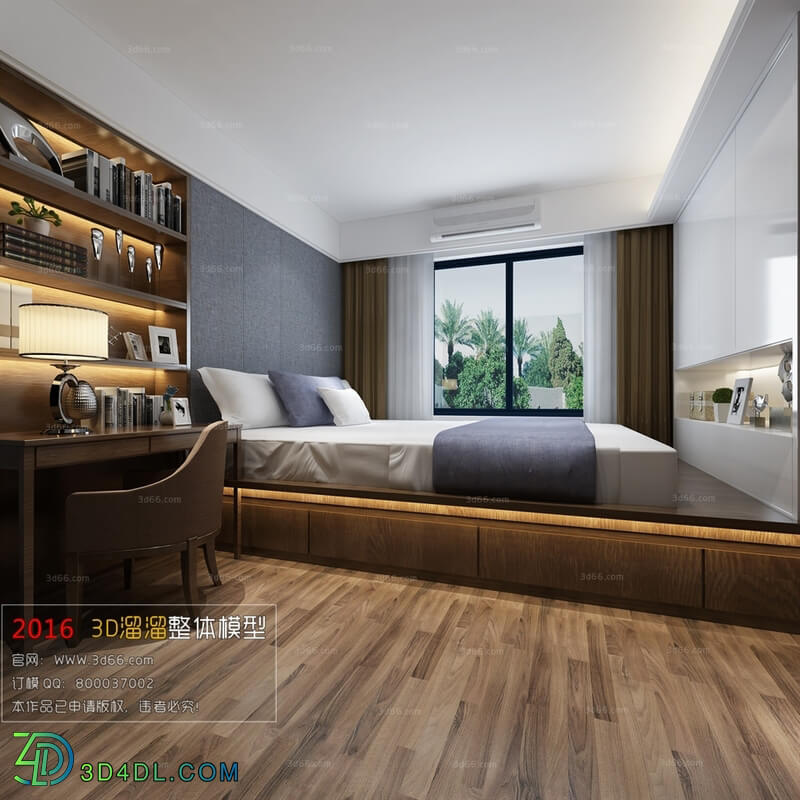 3D66 2016 Fusion Style Bedroom 1138 J022