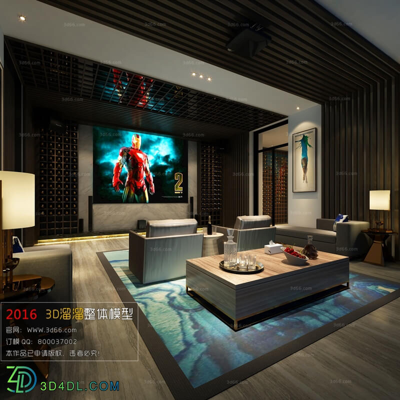 3D66 2016 Fusion Style Cinema Room 1315 J004