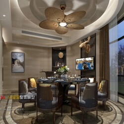 3D66 2016 Fusion Style Dining Room 923 J004 