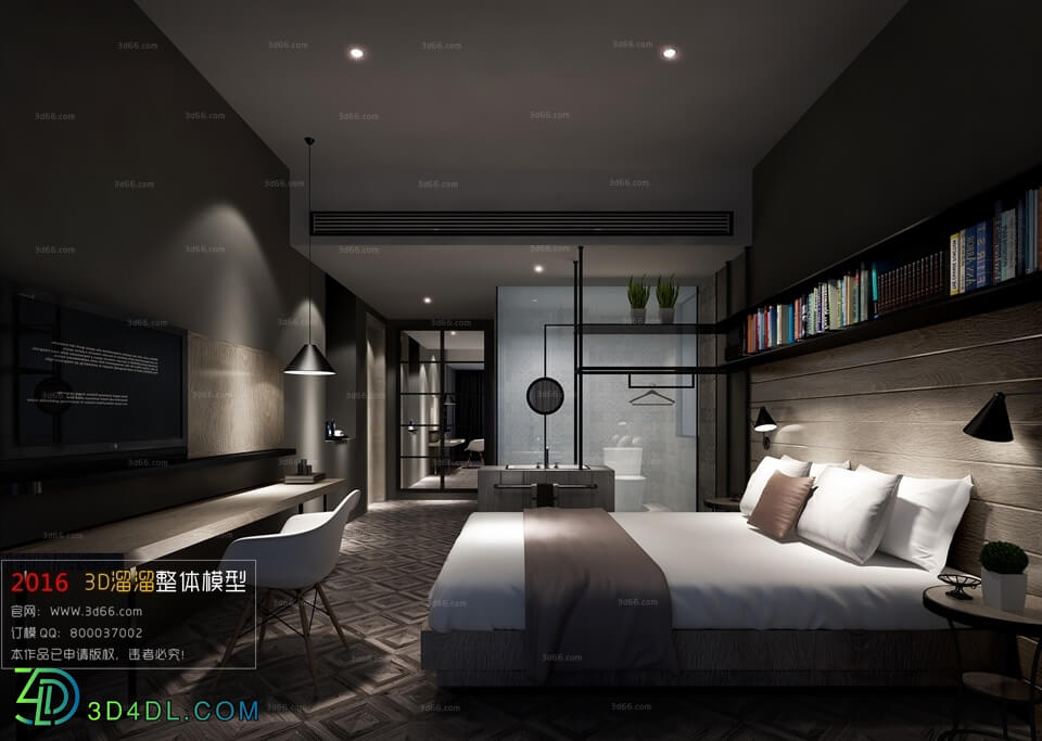 3D66 2016 Industrial Style Bedroom 1115 H002