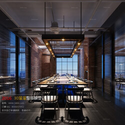 3D66 2016 Industrial Style Restaurant 1898 H001 