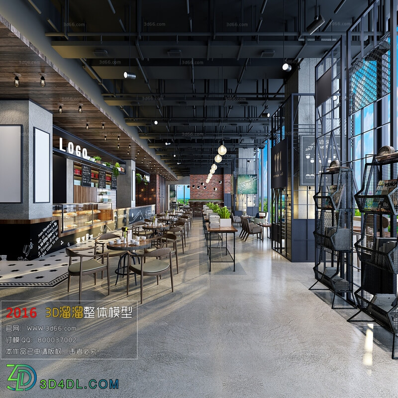 3D66 2016 Industrial Style Tea Room 1440 H013