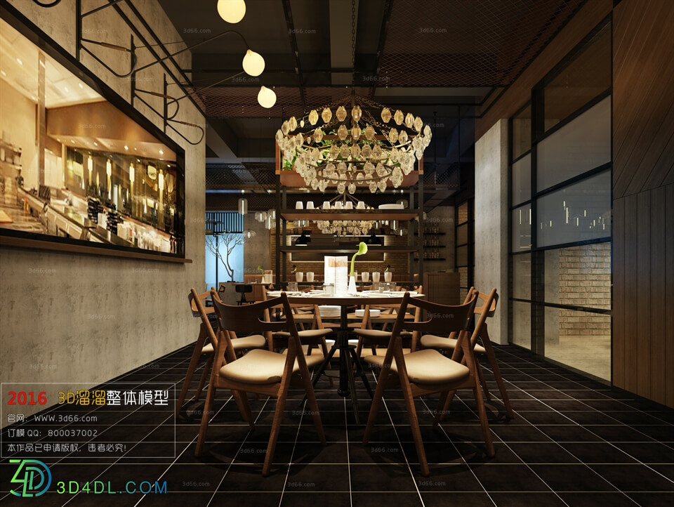 3D66 2016 Industrial Style Tea Room 1441 H014