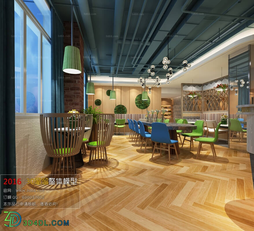 3D66 2016 Industrial Style Tea Room 1450 H023