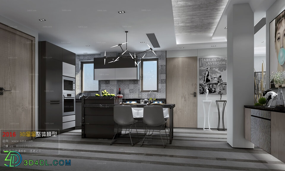 3D66 2016 Kitchen & Dining Room 816 A001