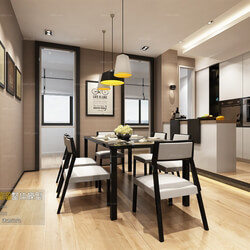 3D66 2016 Kitchen & Dining Room 823 A008 