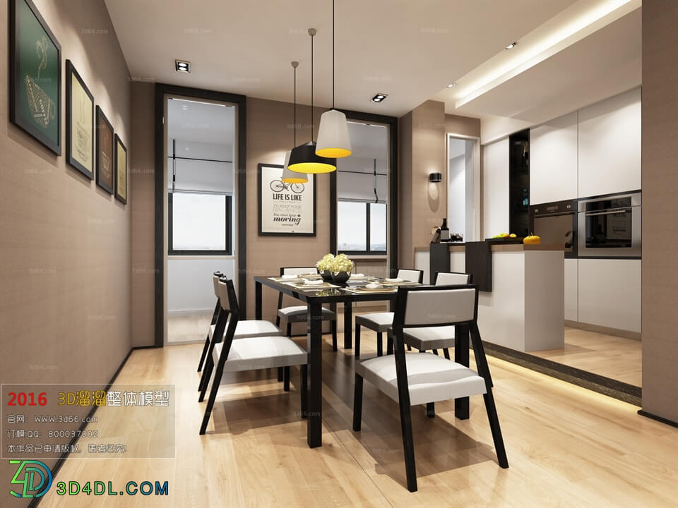 3D66 2016 Kitchen & Dining Room 823 A008