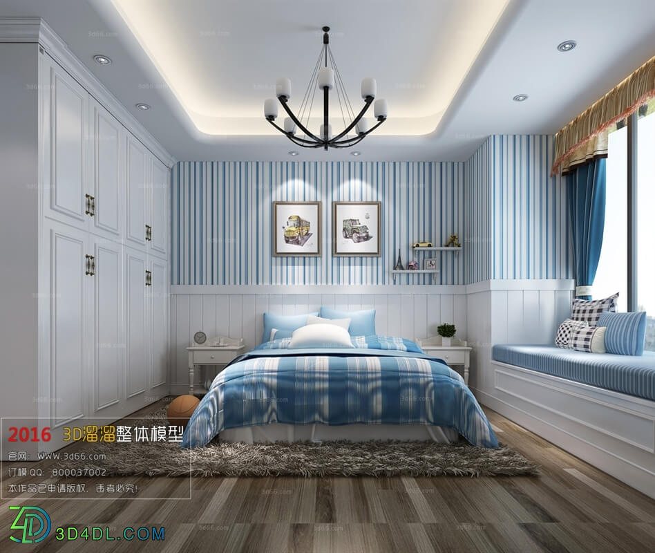 3D66 2016 Mediterranean Style Bedroom 1112 G005