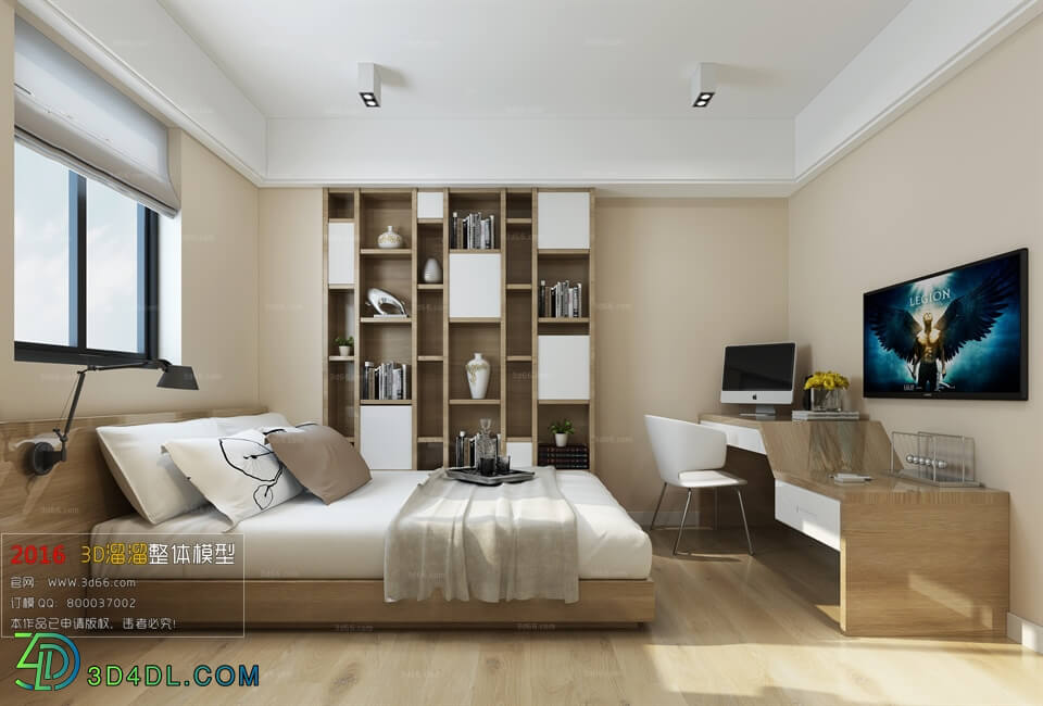 3D66 2016 Modern Style Bedroom Hotel 1807 A023