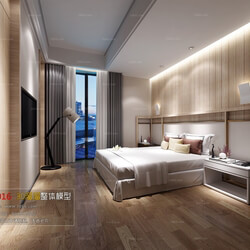 3D66 2016 Modern Style Bedroom Hotel 1809 A025 