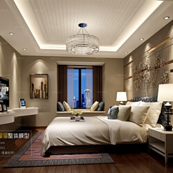 3D66 2016 Modern Style Bedroom Hotel 1811 A027 
