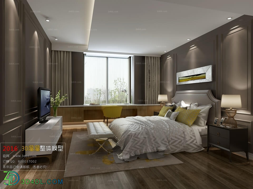 3D66 2016 Modern Style Bedroom 950 A016