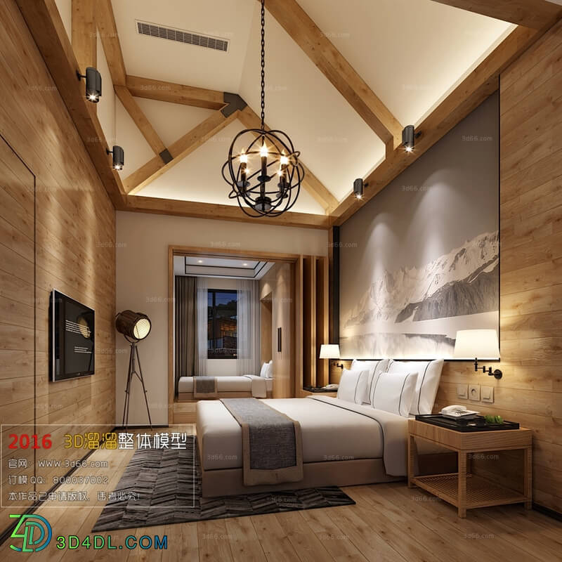 3D66 2016 Modern Style Bedroom 955 A021