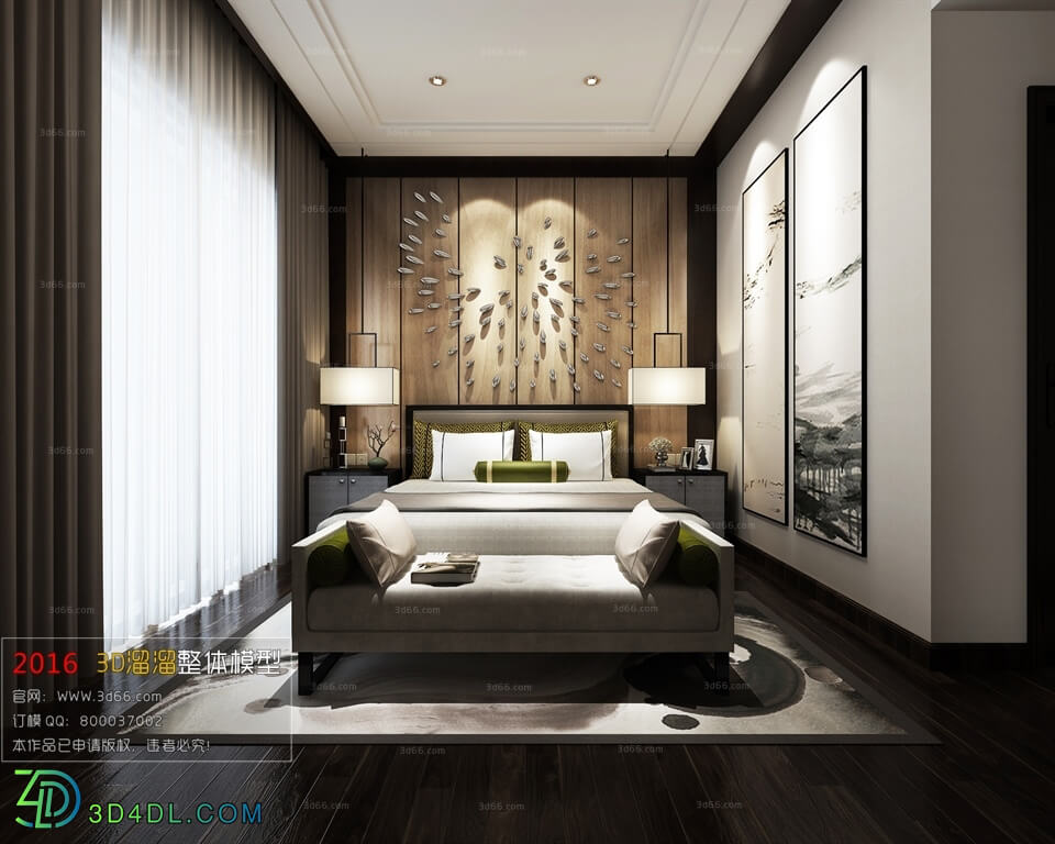 3D66 2016 Modern Style Bedroom 956 A022