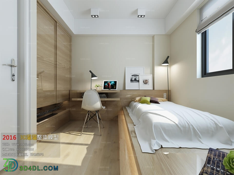 3D66 2016 Modern Style Bedroom 958 A024