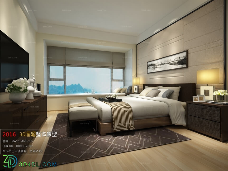 3D66 2016 Modern Style Bedroom 962 A028