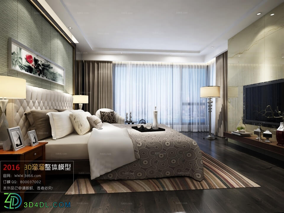 3D66 2016 Modern Style Bedroom 963 A029