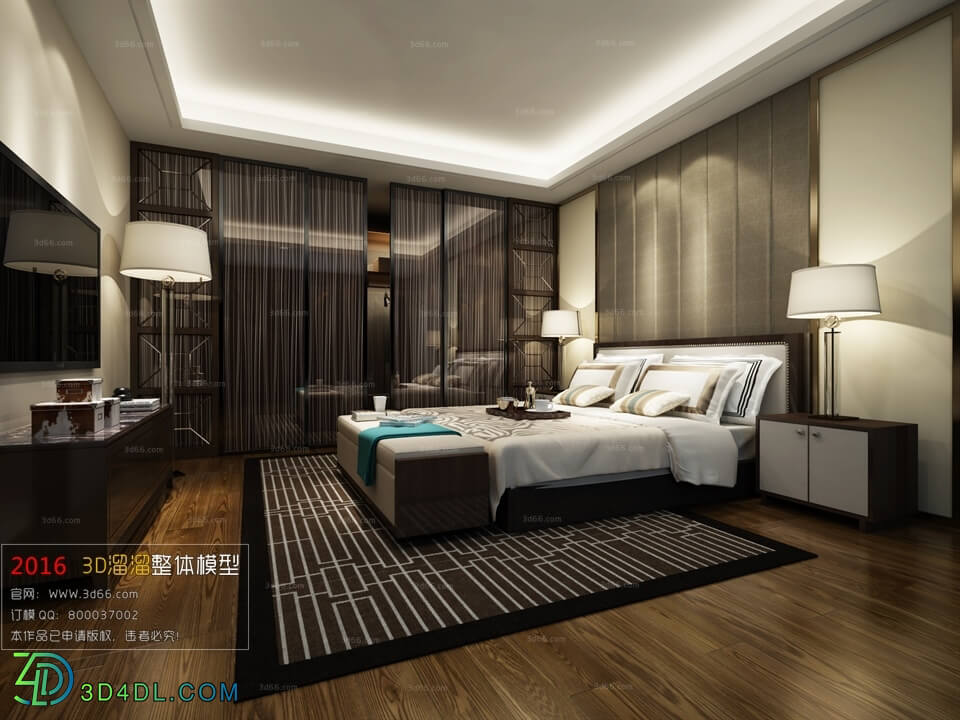 3D66 2016 Modern Style Bedroom 964 A030