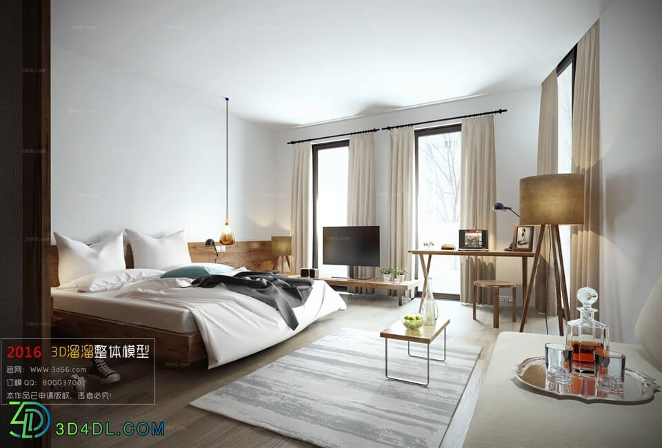 3D66 2016 Modern Style Bedroom 967 A033