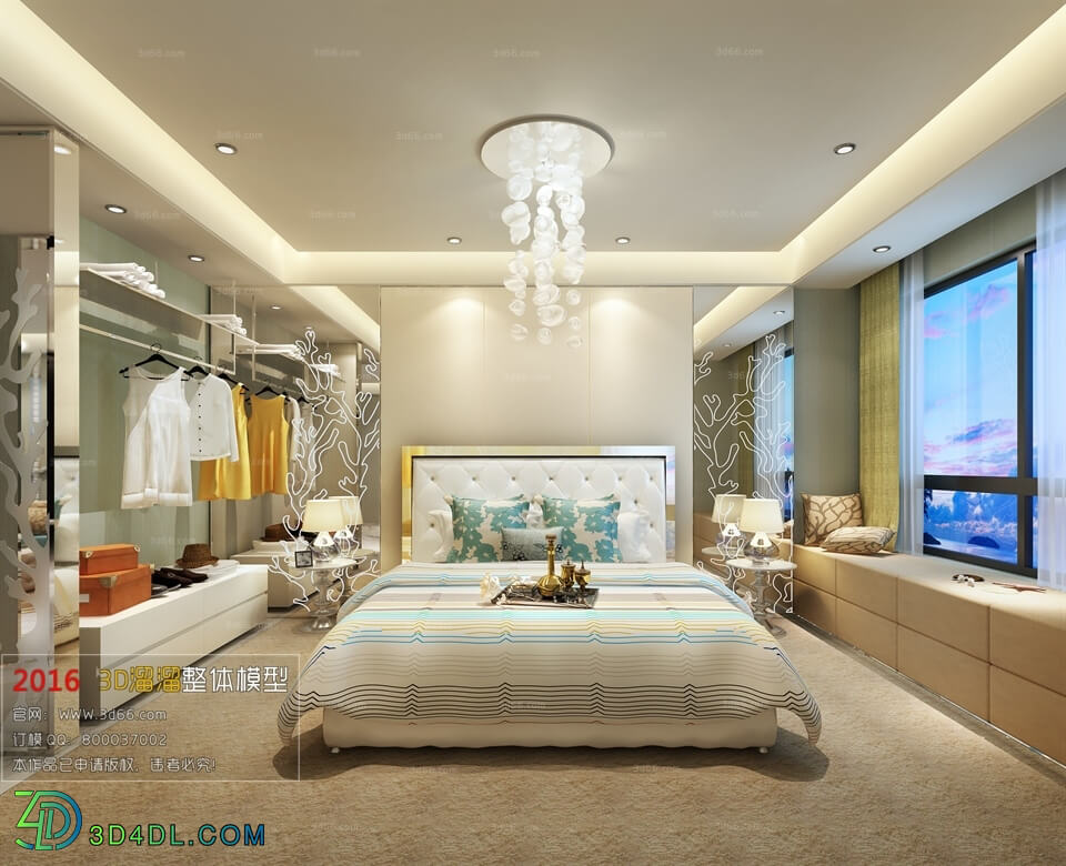 3D66 2016 Modern Style Bedroom 968 A034