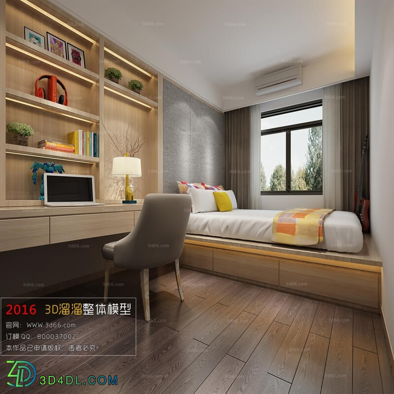 3D66 2016 Modern Style Bedroom 972 A038