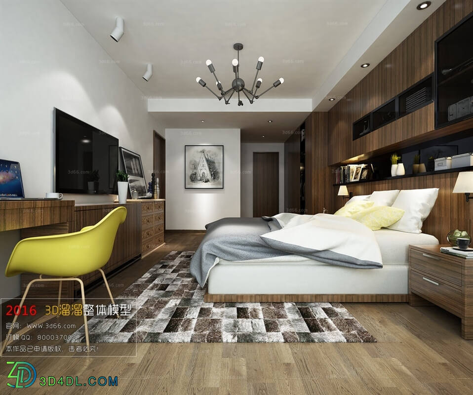 3D66 2016 Modern Style Bedroom 974 A040