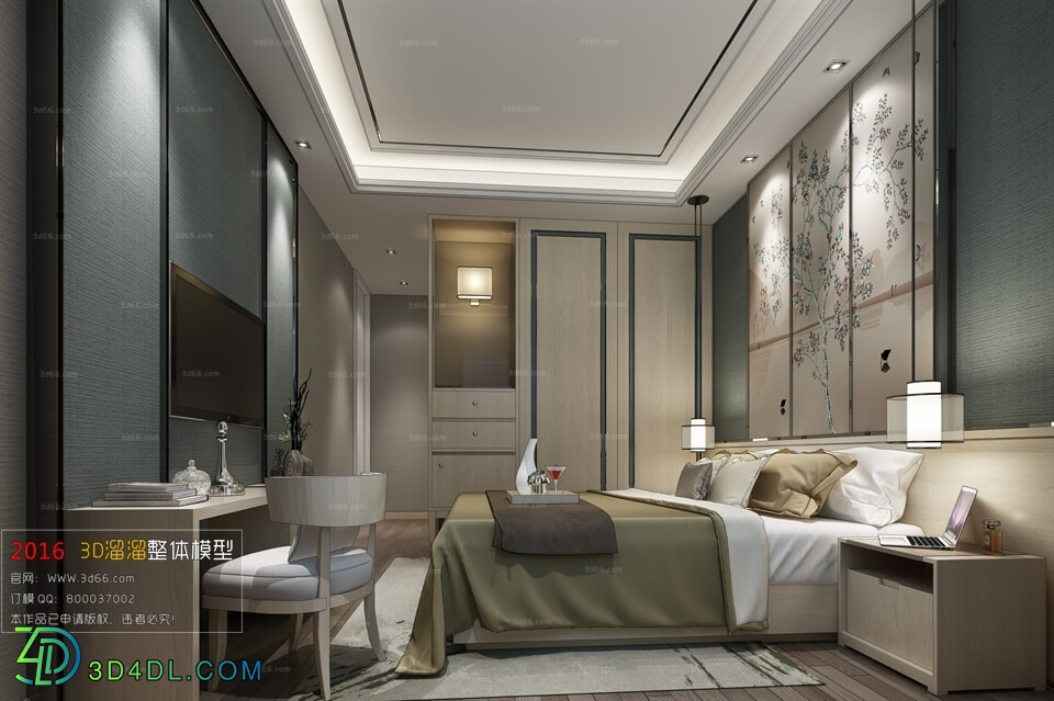 3D66 2016 Modern Style Bedroom 977 A043