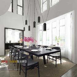 3D66 2016 Modern Style Dining Room 831 A016 