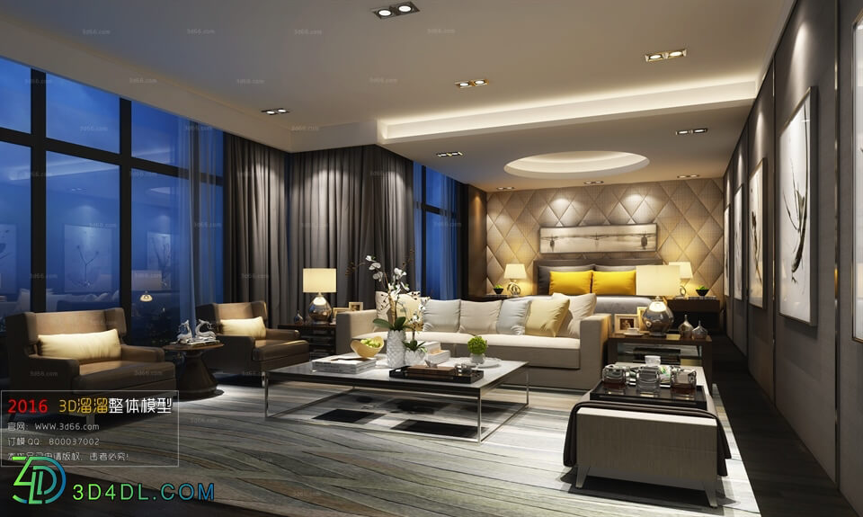 3D66 2016 Modern Style Living Room Hotel 1816 A032