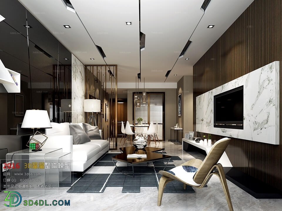 3D66 2016 Modern Style Living Room Space 336 A014