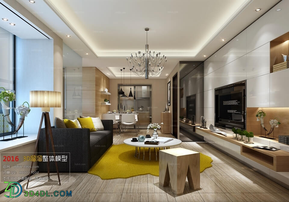 3D66 2016 Modern Style Living Room Space 337 A015