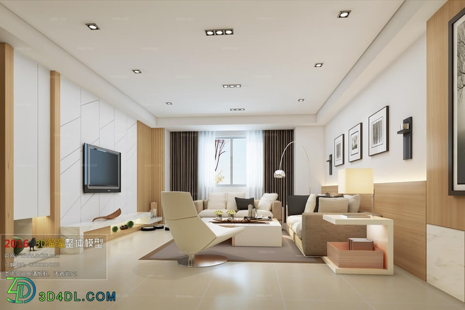 3D66 2016 Modern Style Living Room Space 340 A018