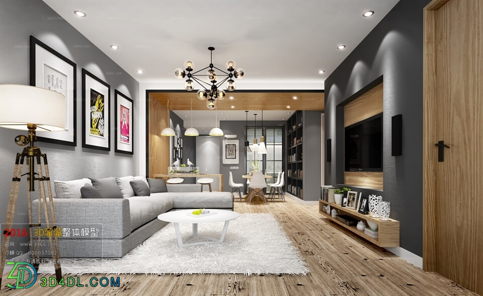 3D66 2016 Modern Style Living Room Space 342 A020