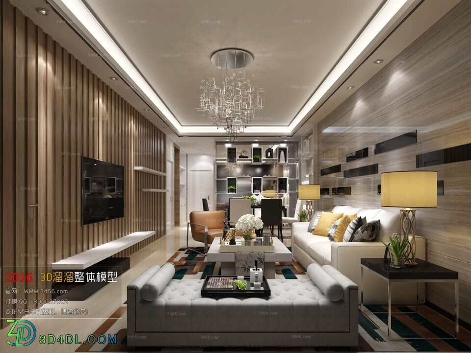 3D66 2016 Modern Style Living Room Space 344 A022