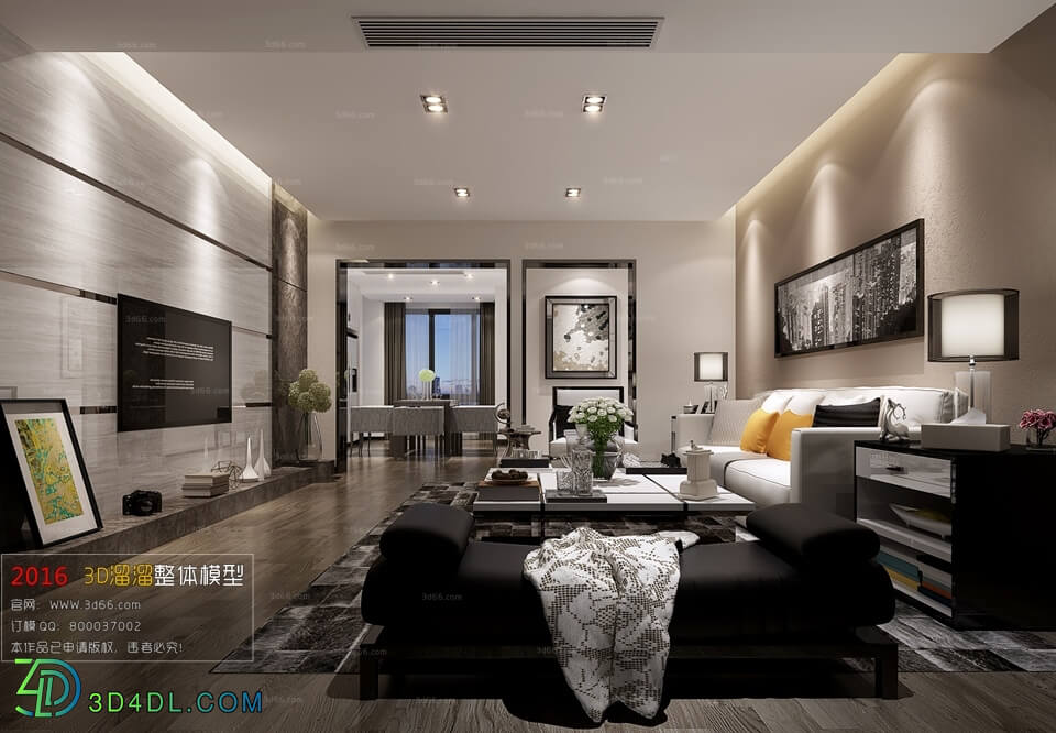 3D66 2016 Modern Style Living Room Space 345 A023