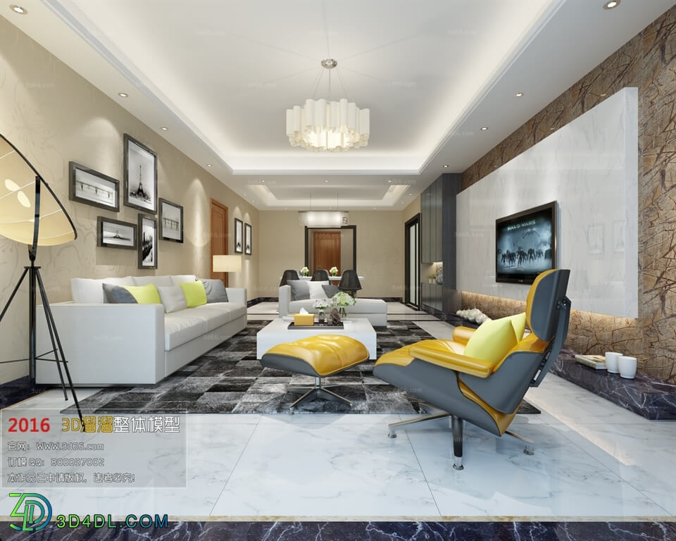3D66 2016 Modern Style Living Room Space 351 A029
