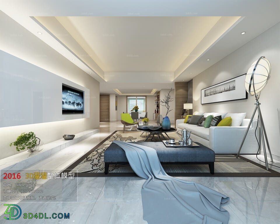 3D66 2016 Modern Style Living Room Space 352 A030