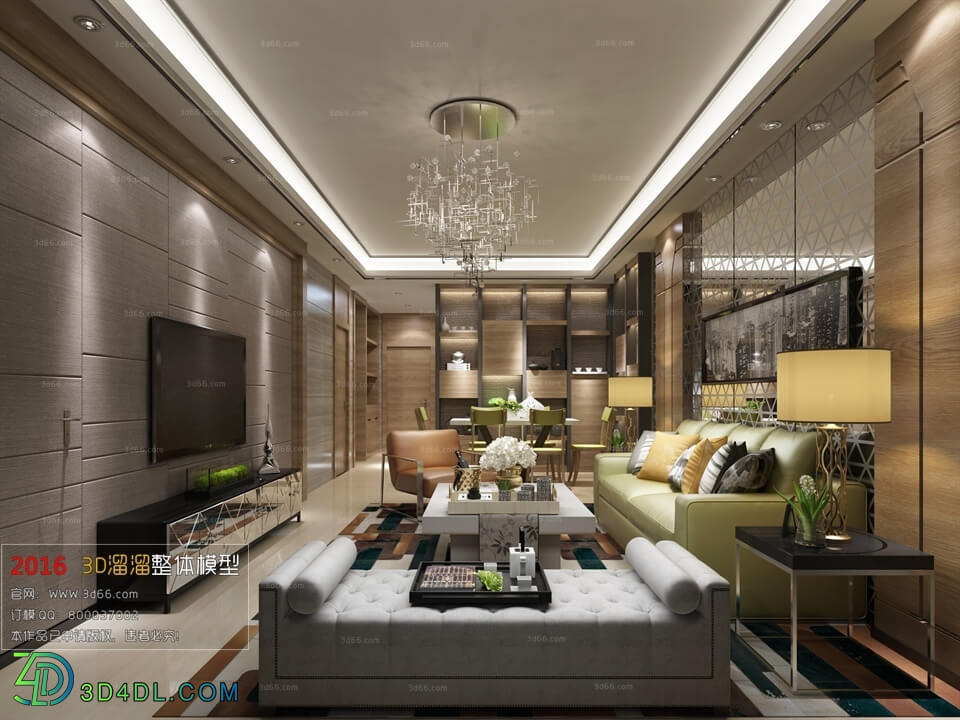 3D66 2016 Modern Style Living Room Space 355 A033