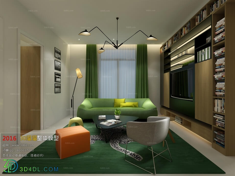 3D66 2016 Modern Style Living Room Space 357 A035