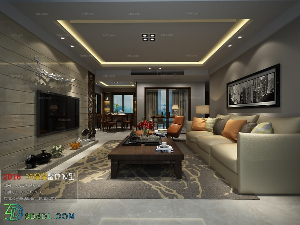 3D66 2016 Modern Style Living Room Space 371 A050