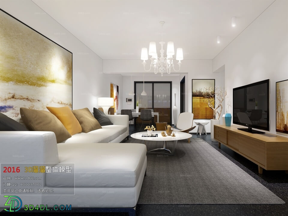 3D66 2016 Modern Style Living Room Space 372 A051