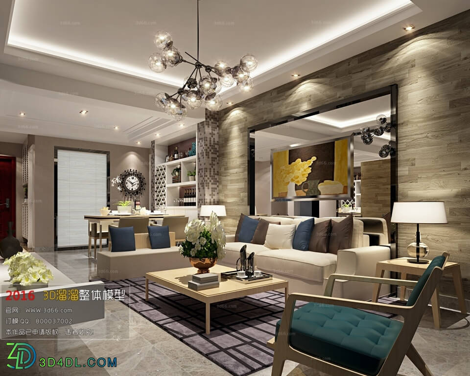 3D66 2016 Modern Style Living Room Space 385 A064