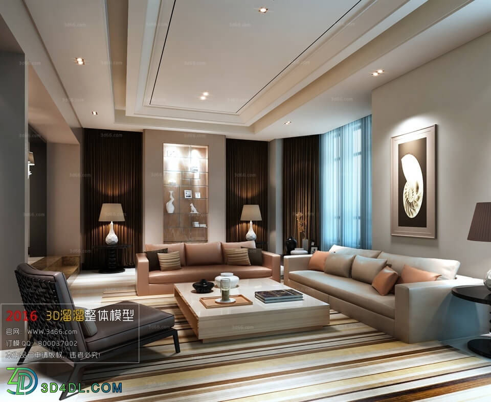 3D66 2016 Modern Style Living Room Space 388 A067