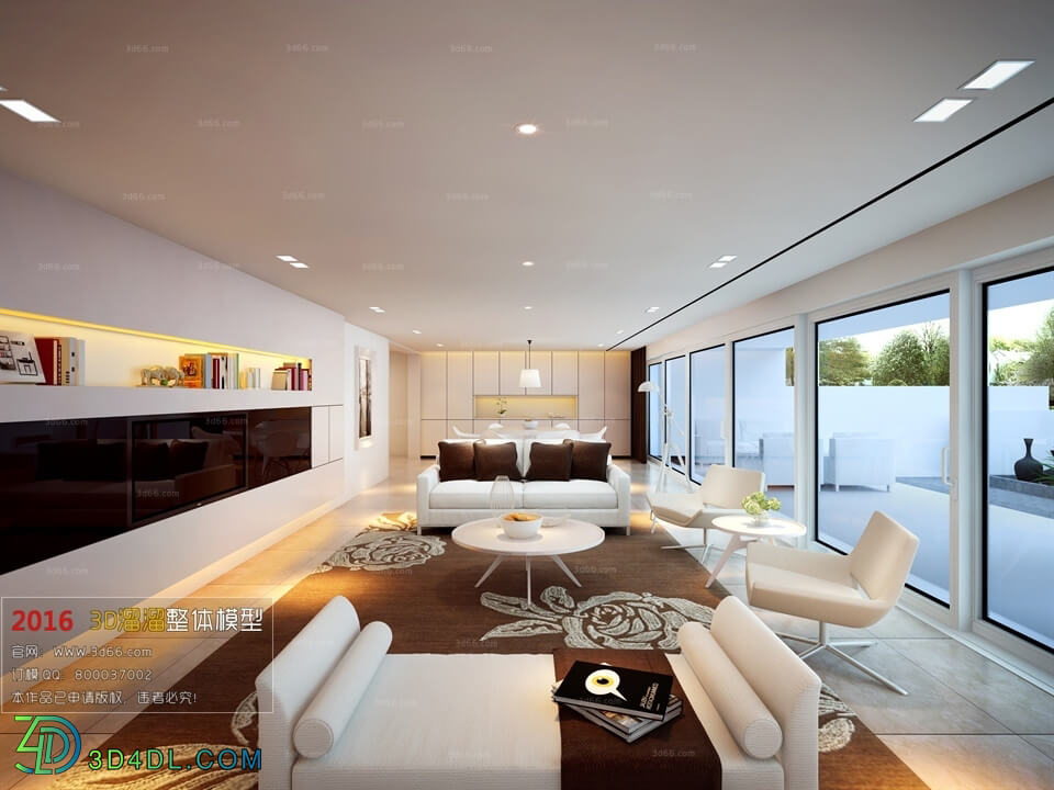 3D66 2016 Modern Style Living Room Space 394 A073
