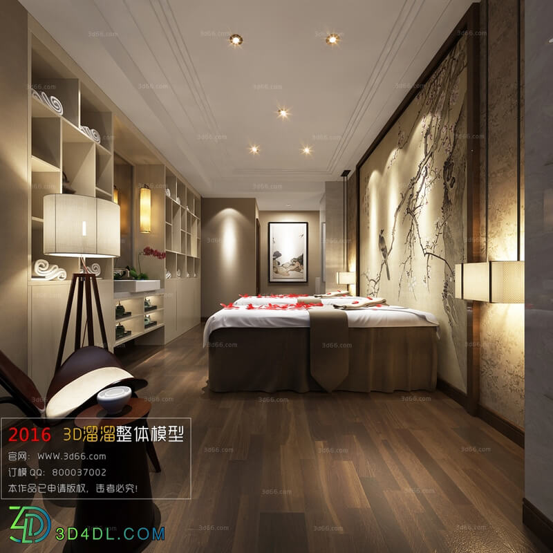 3D66 2016 Modern Style Massage Room 1553 A010