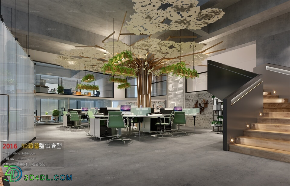 3D66 2016 Modern Style Office 1689 A018