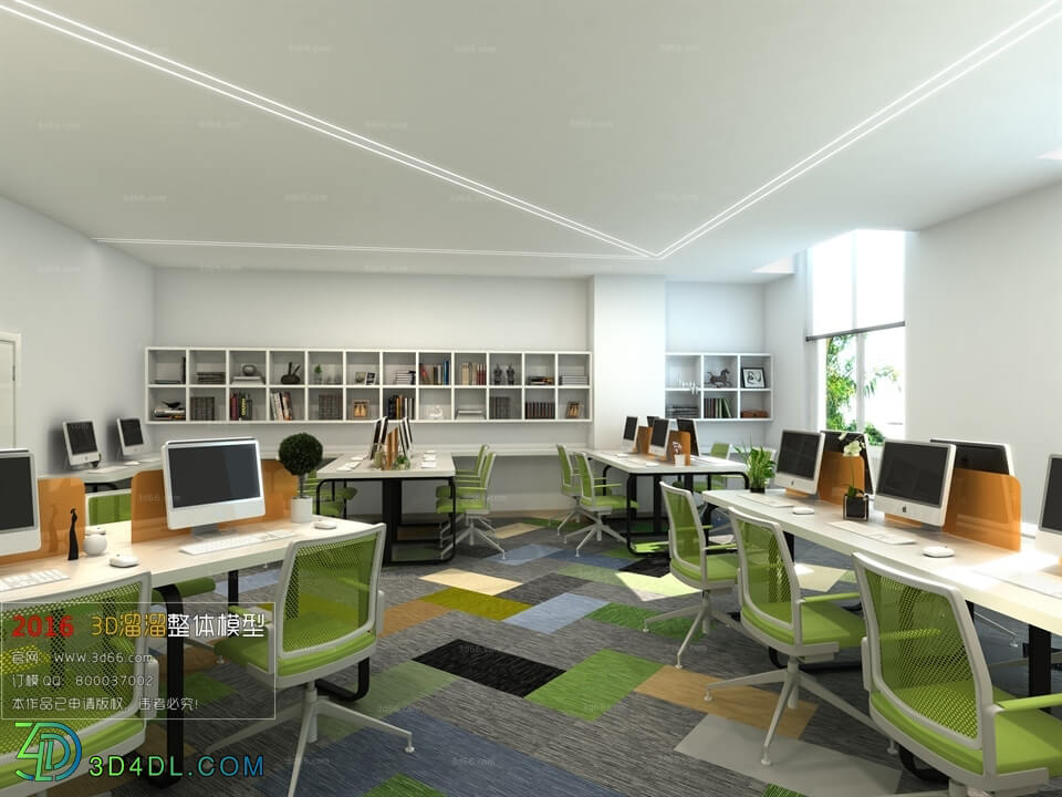 3D66 2016 Modern Style Office 1698 A027