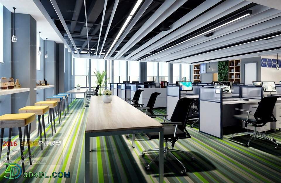 3D66 2016 Modern Style Office 1717 A046